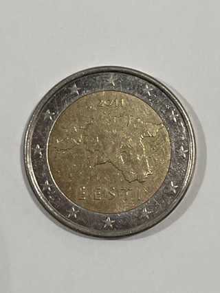Moneda 2 Euros Estonia 2011