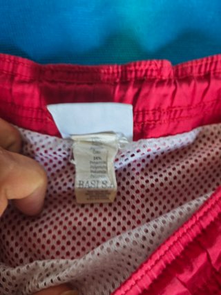 Bañador Lacoste Talla L Rojo
