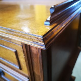 MESA CAMARERA AUXILIAR. Mesa auxiliar de madera co