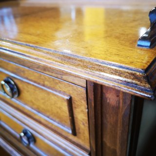 MESA CAMARERA AUXILIAR. Mesa auxiliar de madera co