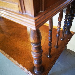 MESA CAMARERA AUXILIAR. Mesa auxiliar de madera co