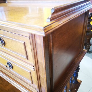 MESA CAMARERA AUXILIAR. Mesa auxiliar de madera co