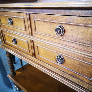 MESA CAMARERA AUXILIAR. Mesa auxiliar de madera co