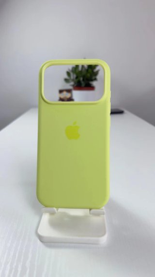 Funda Silicona Amarillo Neón iPhone 17 Pro