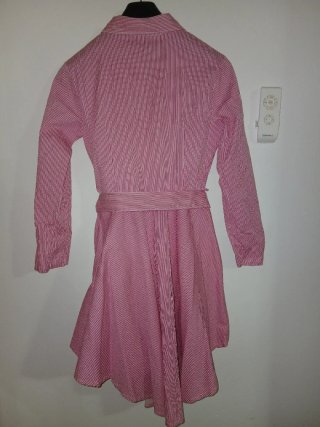 Vestido de algodón a rayas para mujer