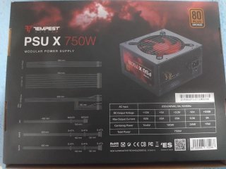 Fuente Alimentación Tempest PSU X 750W