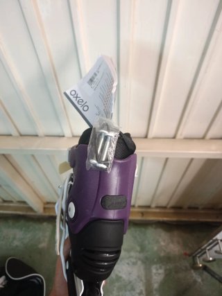 Patines Oxelo Morado y Blanco