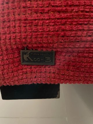 Sofá Chaise Longue Rojo