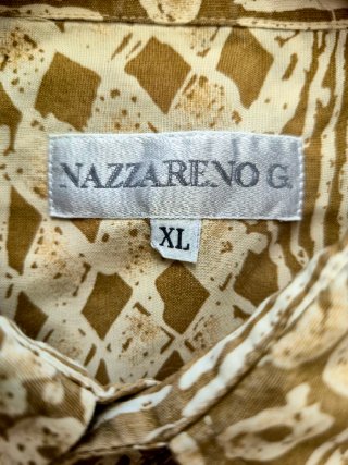 Camicia Vintage Nazzareno G. Fantasia Geometrica X