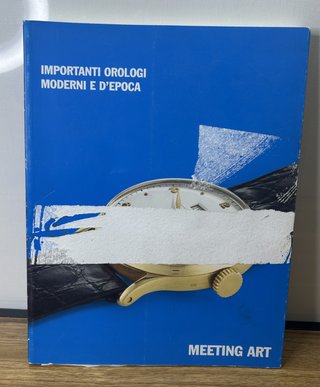 Lotto 2 Cataloghi Asta Meeting Art Orologi