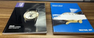 Lotto 2 Cataloghi Asta Meeting Art Orologi