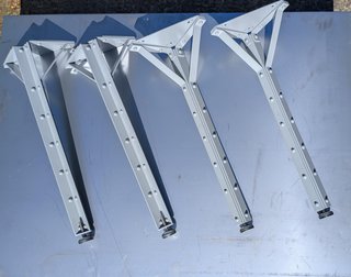 4 Patas Metálicas Remachadas