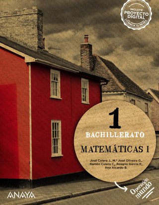 Matemáticas I. | AnayaMatemáticas I 1 Bachillerato