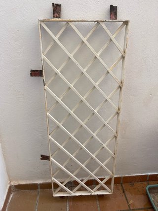 Reja de hierro macizo 130x50