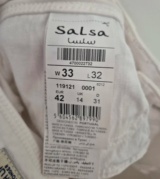 Pantalones Salsa Jeans Blancos Mujer