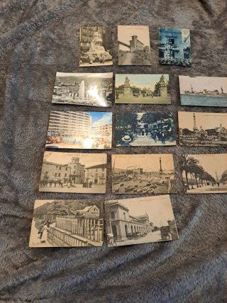 Lote 14 Postales Antiguas Barcelona 1911