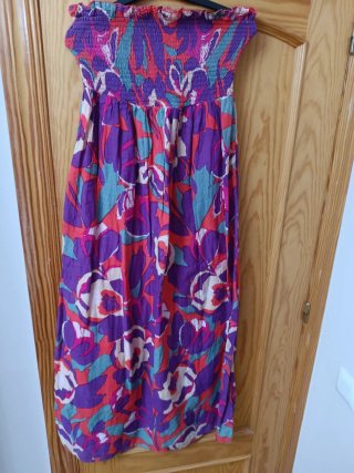 Vestido Verano Talla 4XL Estampado Floral