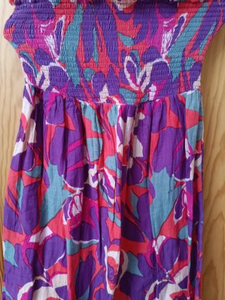 Vestido Verano Talla 4XL Estampado Floral