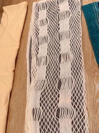 Lote 3 bufandas beige y azul