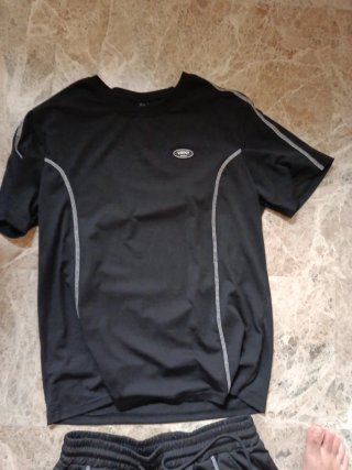 Conjunto deportivo hombre negro talla m.