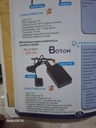 Kit Cámara Inalámbrica Radio AV Receiver
