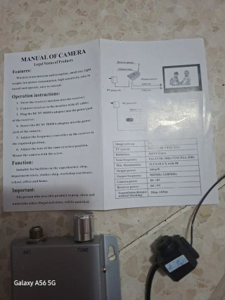 Kit Cámara Inalámbrica Radio AV Receiver