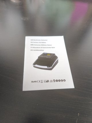 Detector de billetes portátil