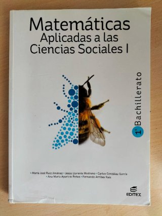 Matemáticas aplicadas a las Ciencias Sociales I...