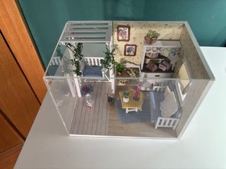 Maqueta Salón con Terraza de Ensueño
