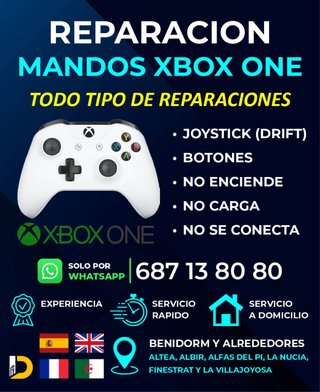REPARACIÓN MANDOS XBOX ONE S/X