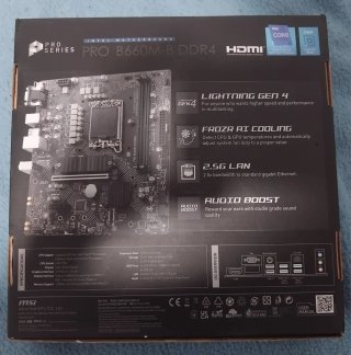 Placa Base MSI PRO B660M-B DDR4