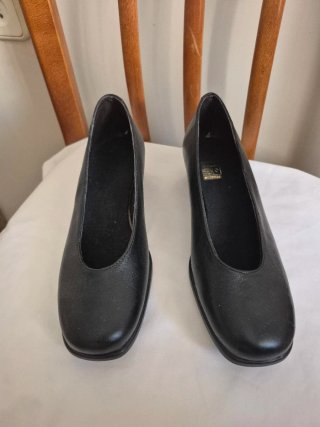 Zapatos de azafata negros