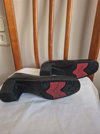 Zapatos de azafata negros
