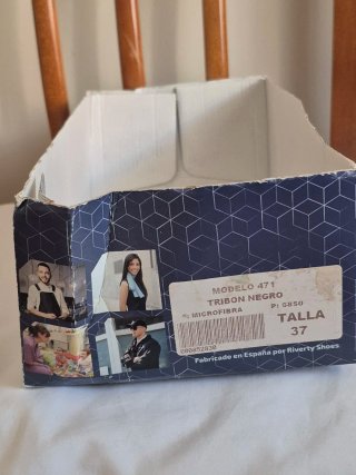 Zapatos de azafata negros