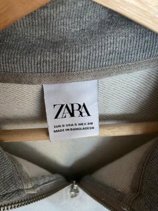 Jersey cuello alto cremallera - Zara