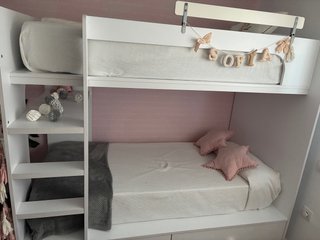 Litera infantil blanca Kenay Home