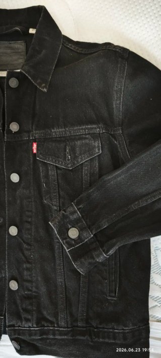 Cazadora Vaquera Levi's Negra Talla XS