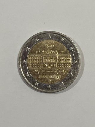 Moneda 2 Euros Bundesrat 2019
