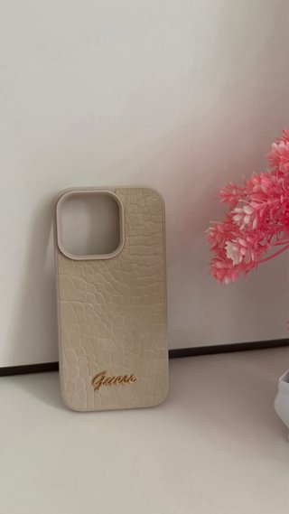 Funda Guess Beige iPhone 16 Pro
