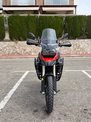 BMW F800GS Naranja y Negra