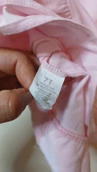 Vestido niña algodón arcoíris T7