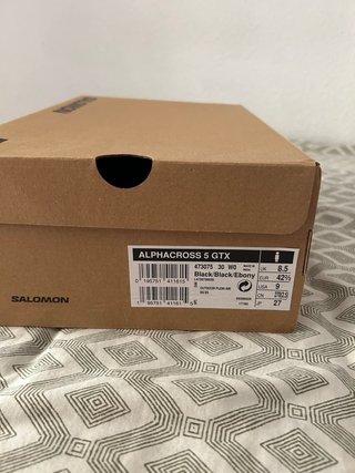 Salomon Alphacross 5 Gore-Tex Negras