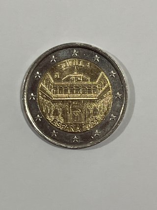 Moneda 2 Euros Sevilla España 2004