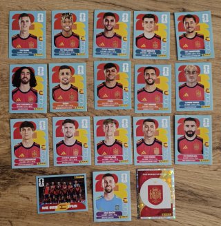 Lote cromos Mundial 2026