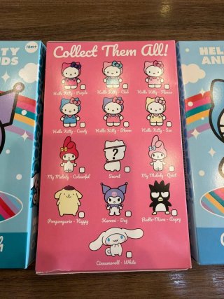 Set 3 Peluche Hello Kitty & Friends