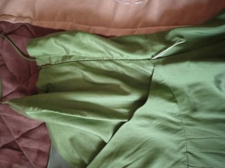 Vestido verde Fórmula Joven Talla 38