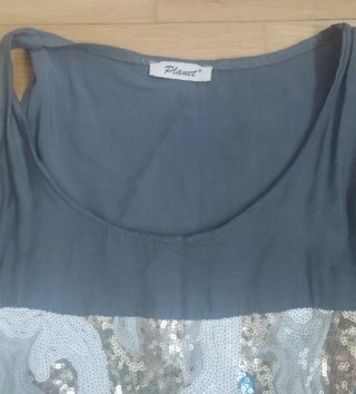 Blusa Planet con lentejuelas