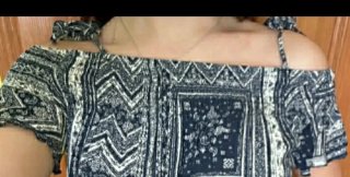 Tops Hollister Mujer Azul, Blanco y gris