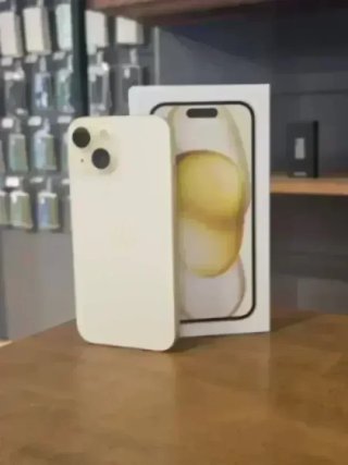 IPHONE 15 128GB AMARILLO BATE. 100%