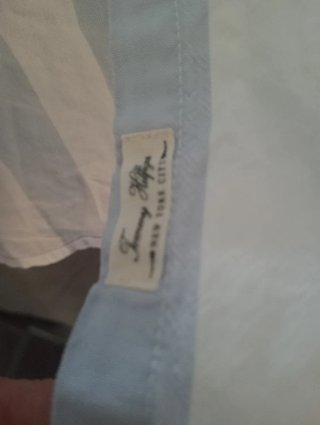 Camisa Rayas Azul y Blanca Tommy Hilfiger Mujer